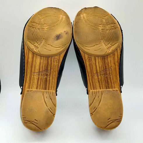 ダンスコ dansko MACI SANDAL Black Full Grain Leather マシ サンダル  ヒール ウェッジソールサンダル レディース EUR:38